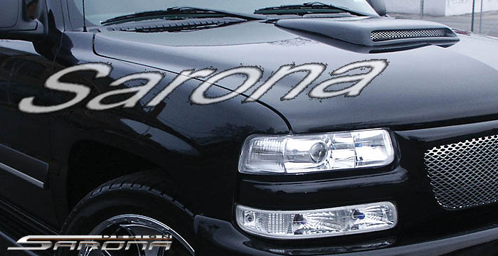 Custom Chevy Tahoe Hood Scoop  SUV/SAV/Crossover (2000 - 2005) - $219.00 (Manufacturer Sarona, Part #CH-001-HS)